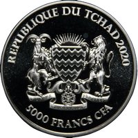 5000 Francs CFA obverse
