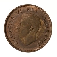 ½ Penny obverse