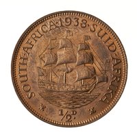 ½ Penny reverse