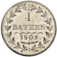 1 Batzen reverse