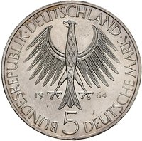 5 Deutsche Mark obverse