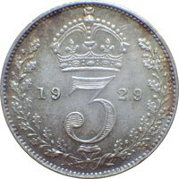 3 Pence reverse
