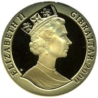 ½ Crown obverse
