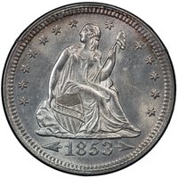 ¼ Dollar obverse