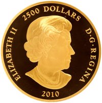 2500 Dollars obverse