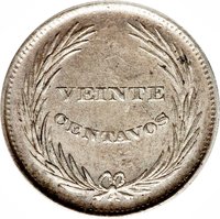 20 Centavos reverse