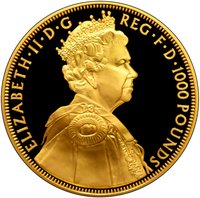 1000 Pounds obverse