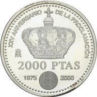 2000 Pesetas reverse