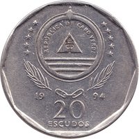 20 Escudos obverse