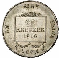 20 Kreuzers reverse