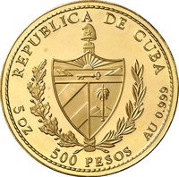 500 Pesos obverse