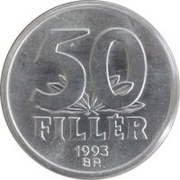 50 Fillér reverse