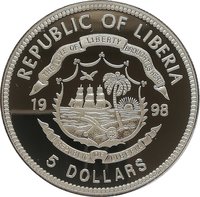 5 Dollars obverse