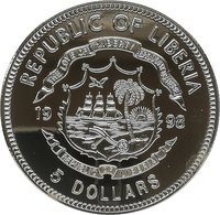 5 Dollars obverse