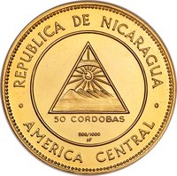 50 Córdobas obverse