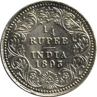 ¼ Rupee reverse