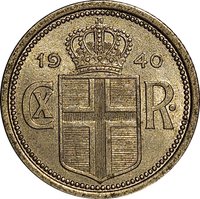 25 Aurar obverse
