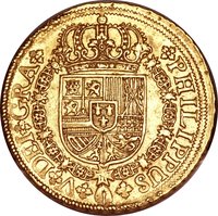 8 Escudos obverse