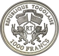1000 Francs CFA obverse