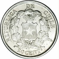 20 Centavos reverse