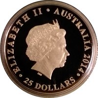 25 Dollars obverse