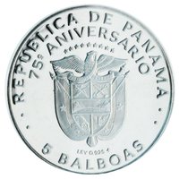 5 Balboas obverse