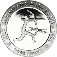 2000 Pesetas reverse