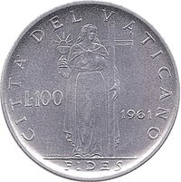 100 Lire reverse