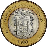 100 pesos reverse