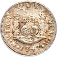 2 Reales reverse