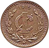 1 Centavo reverse