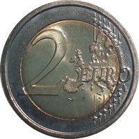 2 Euro reverse