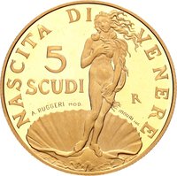 5 Scudi reverse