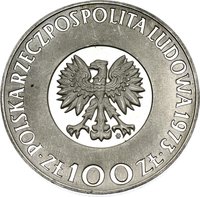 100 Zlotys obverse