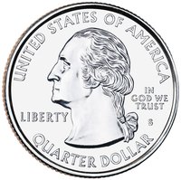 ¼ Dollar obverse
