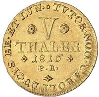 5 Thalers reverse