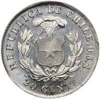 20 Centavos reverse