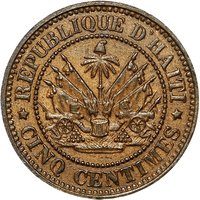 5 Centimes obverse