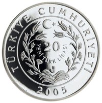 20 Lira obverse