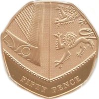 50 Pence reverse