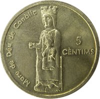 5 Cèntims reverse