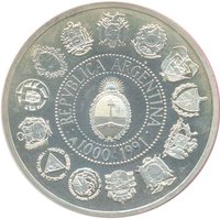 1000 Australes obverse