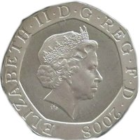 20 Pence obverse