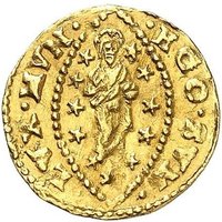 ¼ Gold Zecchino reverse