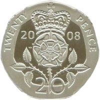 20 Pence reverse