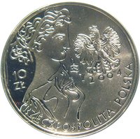 10 Zlotys obverse