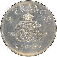 2 Francs reverse