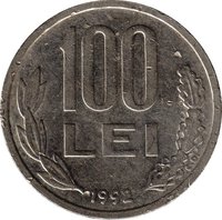 100 Lei reverse
