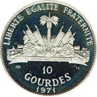 10 Gourdes reverse