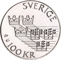 100 Kronor reverse